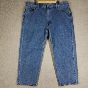 Levi's 550 Jeans Men's 44 X 27 Blue Denim Relaxed 5-Pocket Classic Casual Work